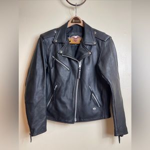 Harley-Davidson Women’s Biker Jacket Sz Medium Made in the USA